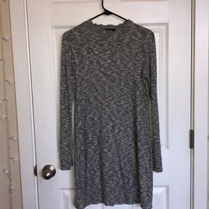 Grey long sleeve dress